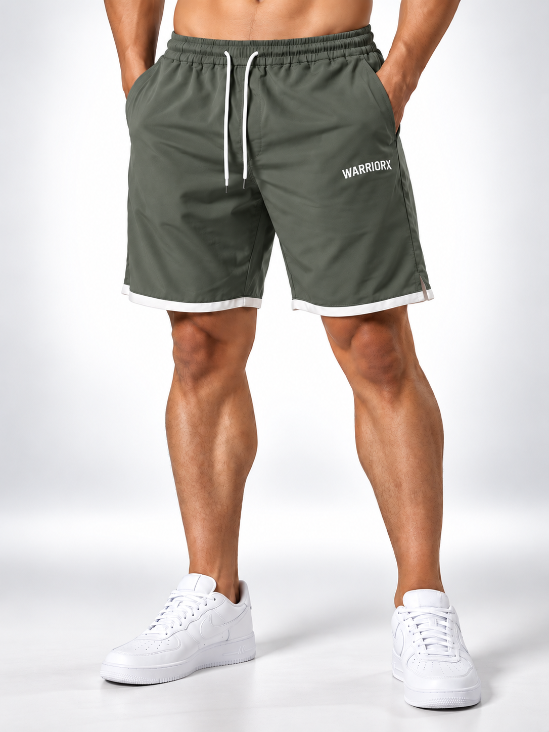 WarriorX Men’s Training Nylon Rib Shorts