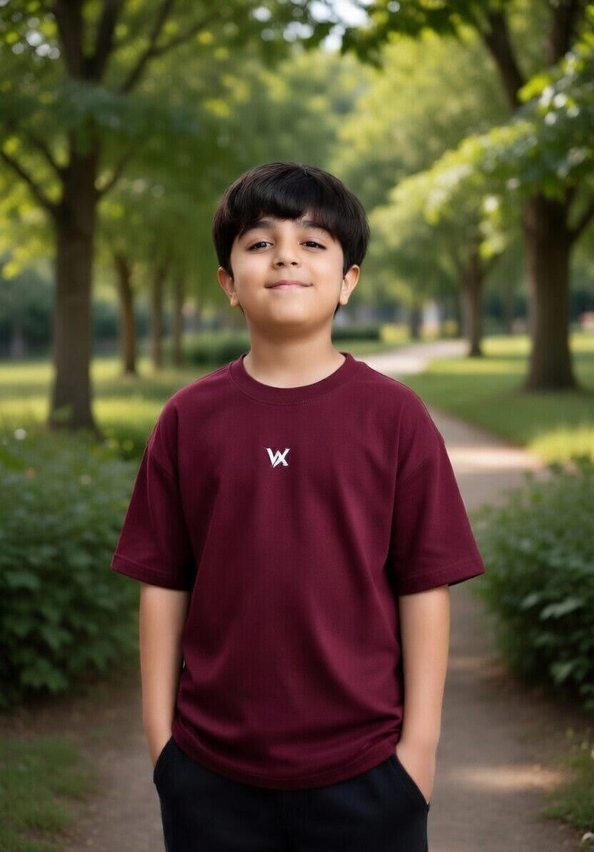 warriorx kids oversize cotton terry tshirt
