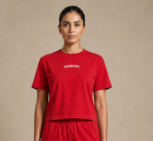 WARRIORX WOMEN TEE COTTON TERRY