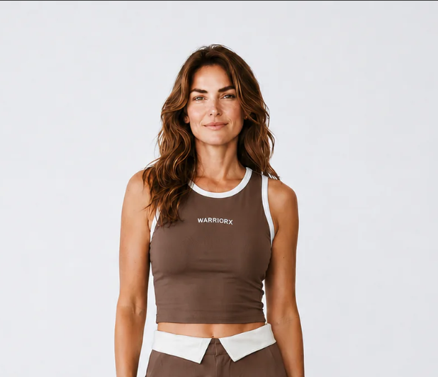 WARRIORX WOMEN TANK TOP COTTON TERRY