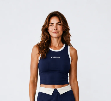 WARRIORX WOMEN TANK TOP COTTON TERRY