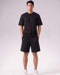 warriorx men's acid wash cordset with shorts