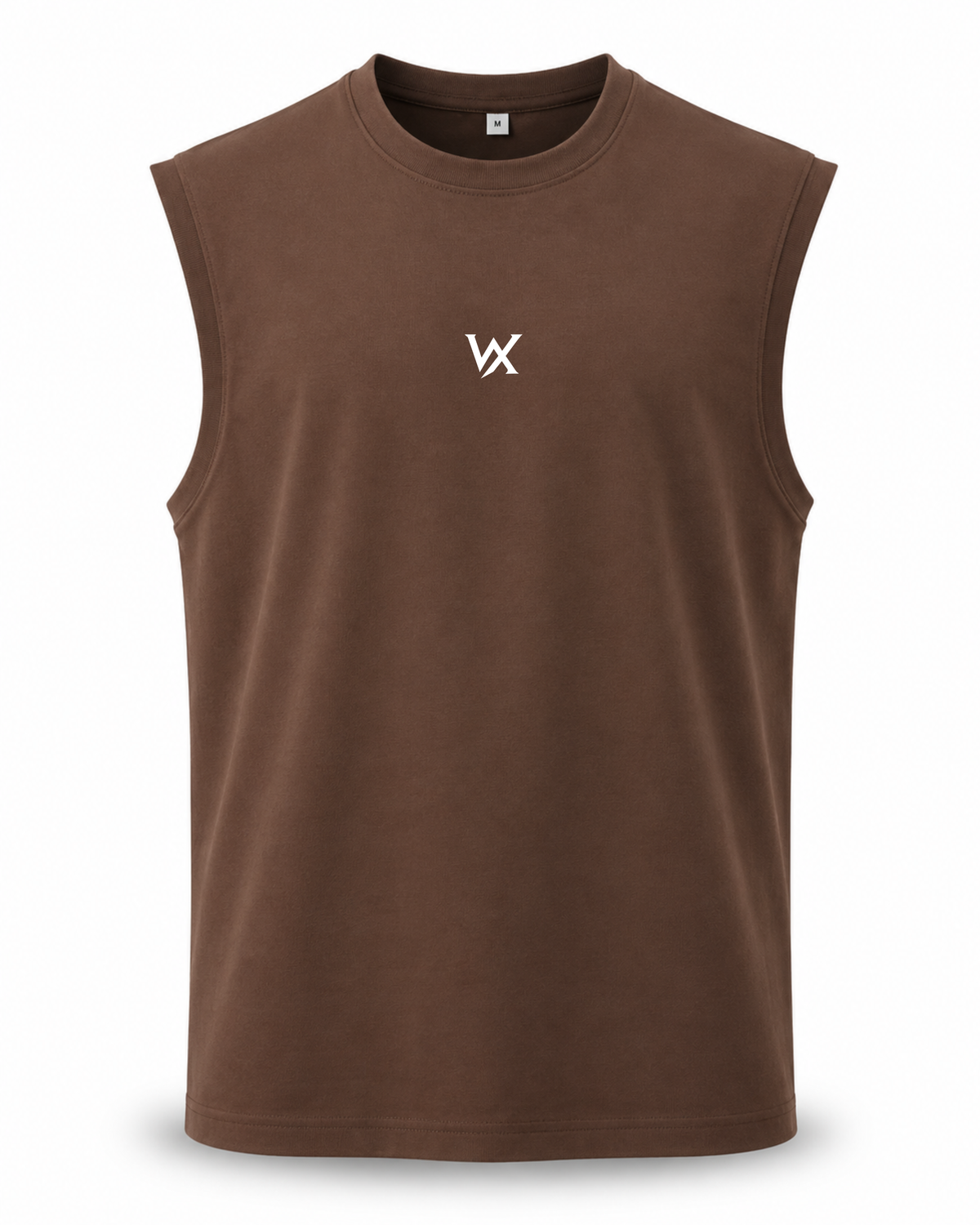 WARRIORX Classic Puff Print Sleeveless Muscle Tee