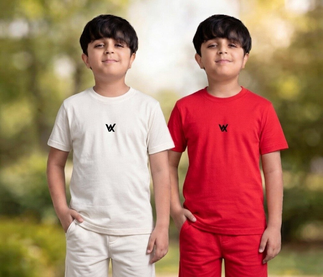 Warriorx kids combo for 2 cotton lycra tshirts