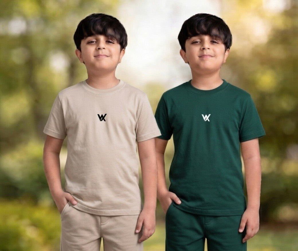 Warriorx kids combo for 2 cotton lycra tshirts