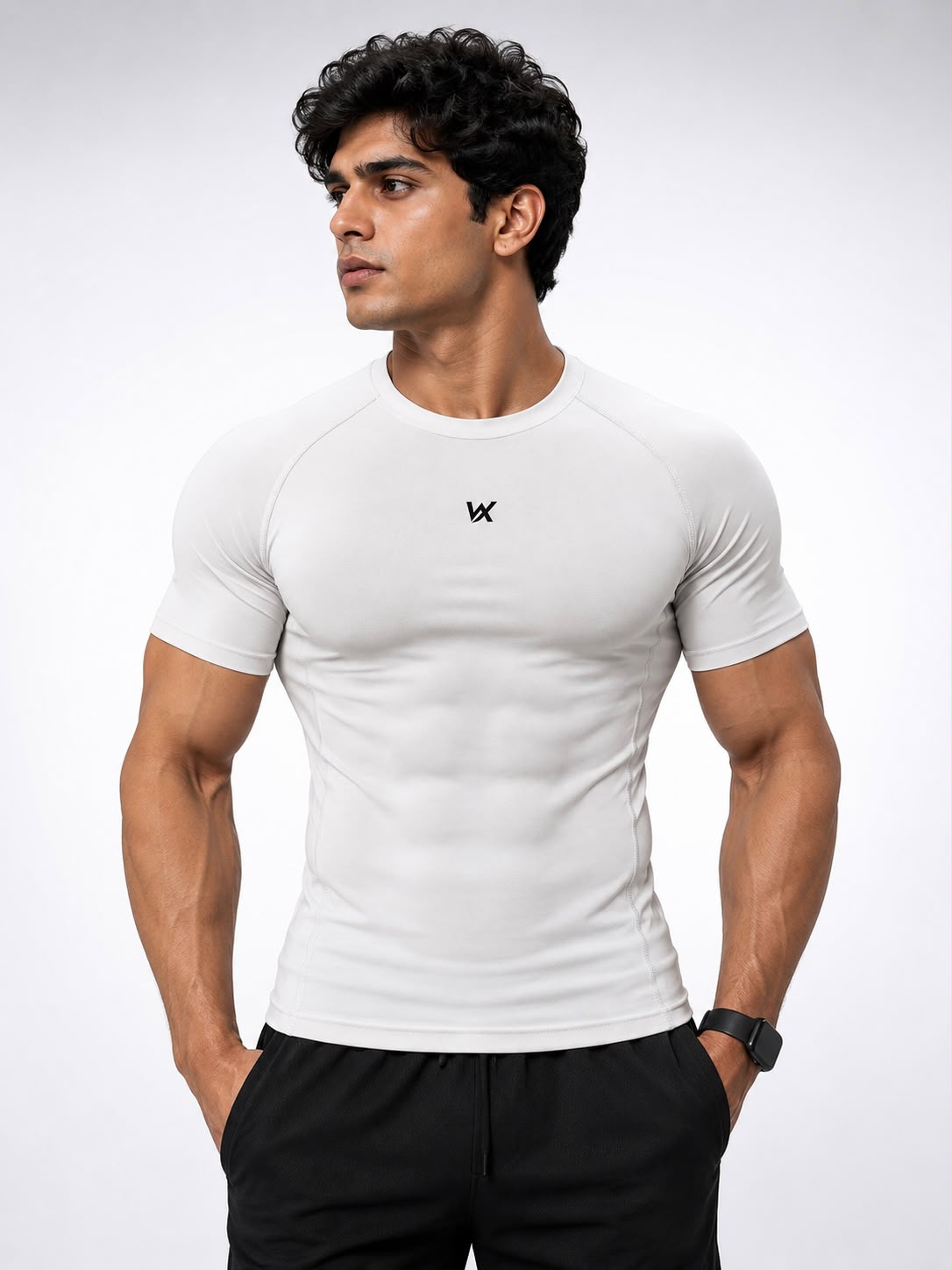 Warriorx Mens Compression fit Tshirt
