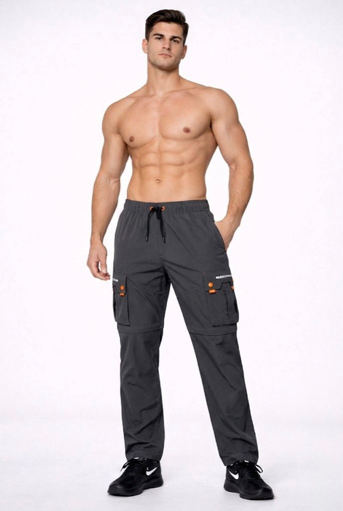 WarriorX Men’s Nylon Banana Crush Workout Cargo Style Pant