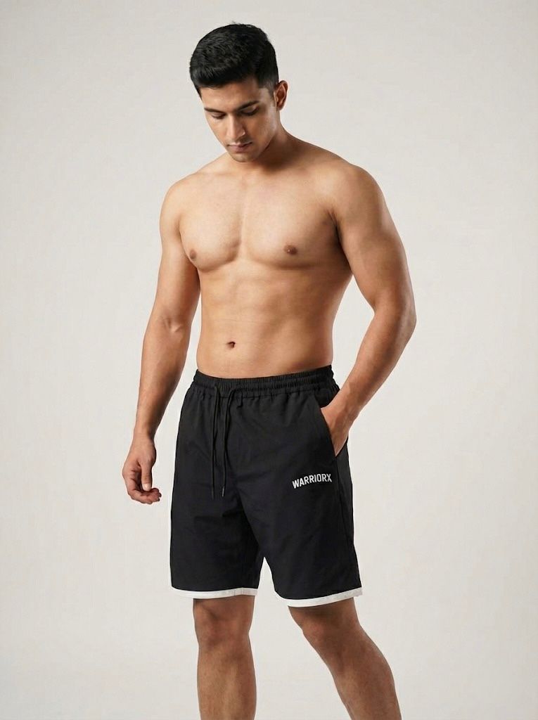 WarriorX Men’s Training Nylon Rib Shorts