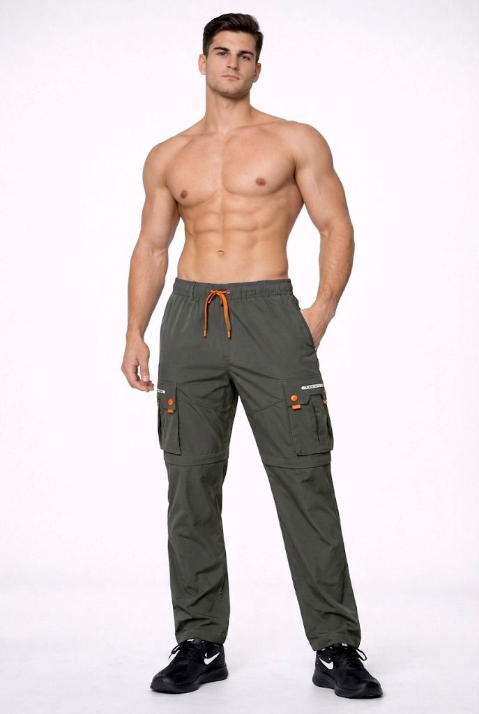 WarriorX Men’s Nylon Banana Crush Workout Cargo Style Pant