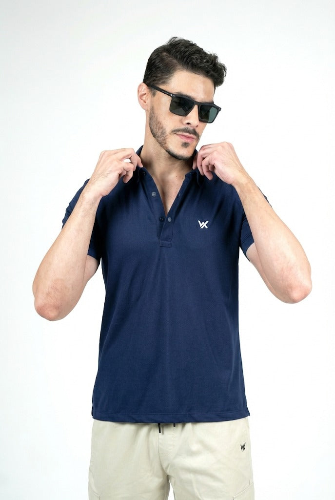 WarriorX Men’s Polo Nylon Spandex Stretchable T-Shirt