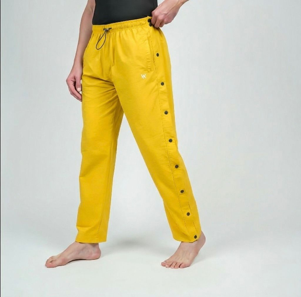 WarriorX Nylon Crush Pants With Side Snap button