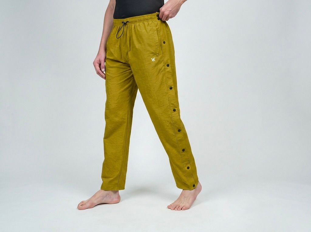 WarriorX Nylon Crush Pants With Side Snap button