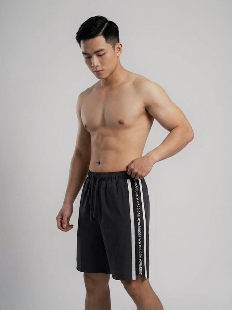 WarriorX Men’s Athletic & Track Nylon Banana Crush Shorts