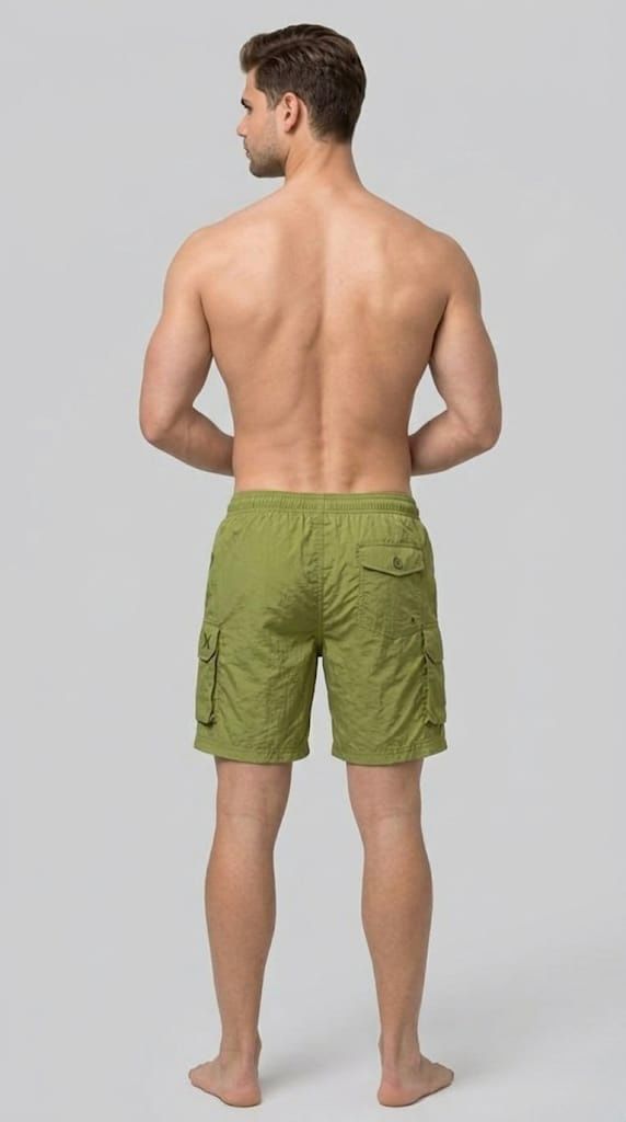 WarriorX Men’s Cargo Parachute Nylon Shorts