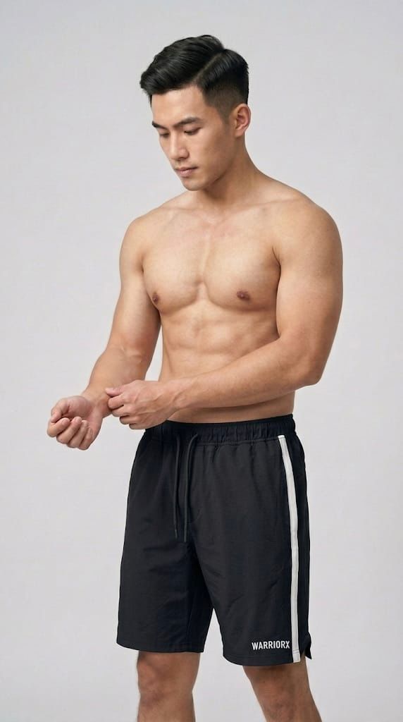 WarriorX Men’s Boxing Nylon Rib Shorts