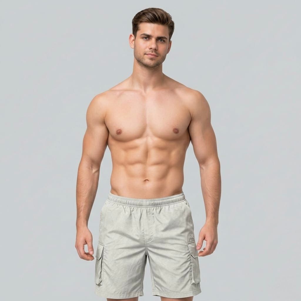 WarriorX Men’s Cargo Parachute Nylon Shorts