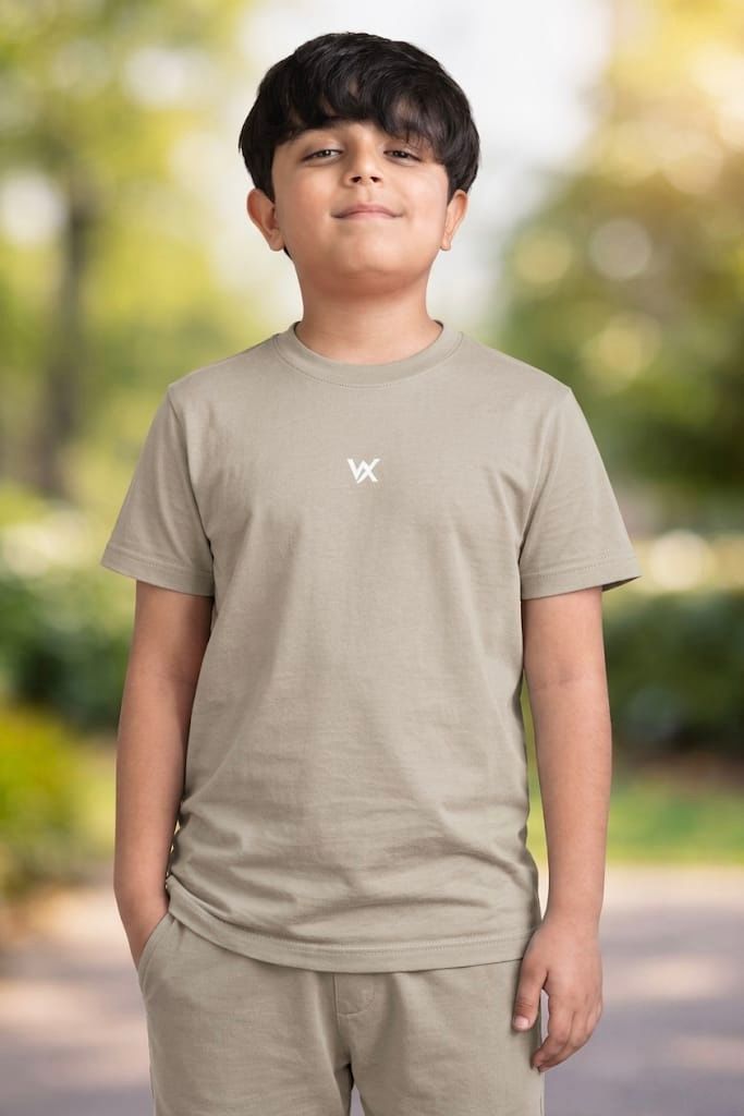 warriorx kids regular fit or relax fit cotter terry tshirt