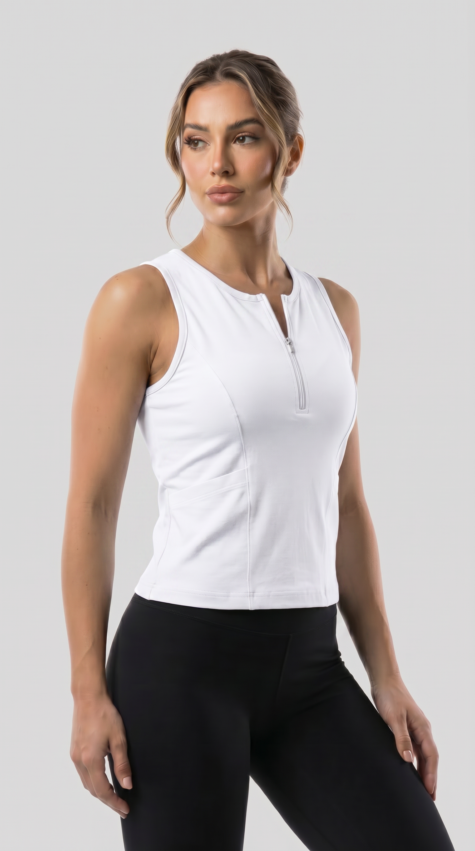 WX Womens Cotton terry Tank top
