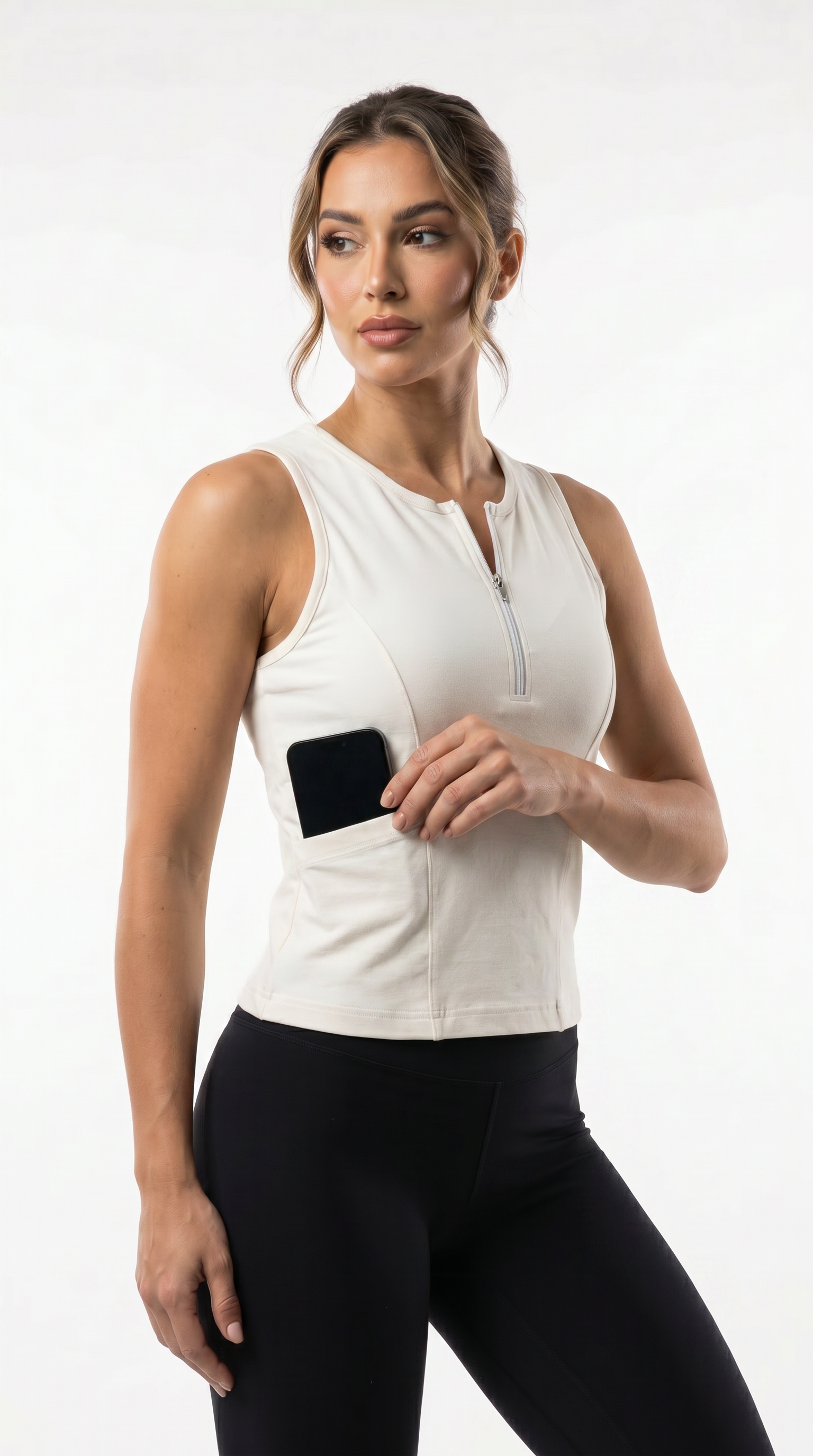 WX Womens Cotton terry Tank top