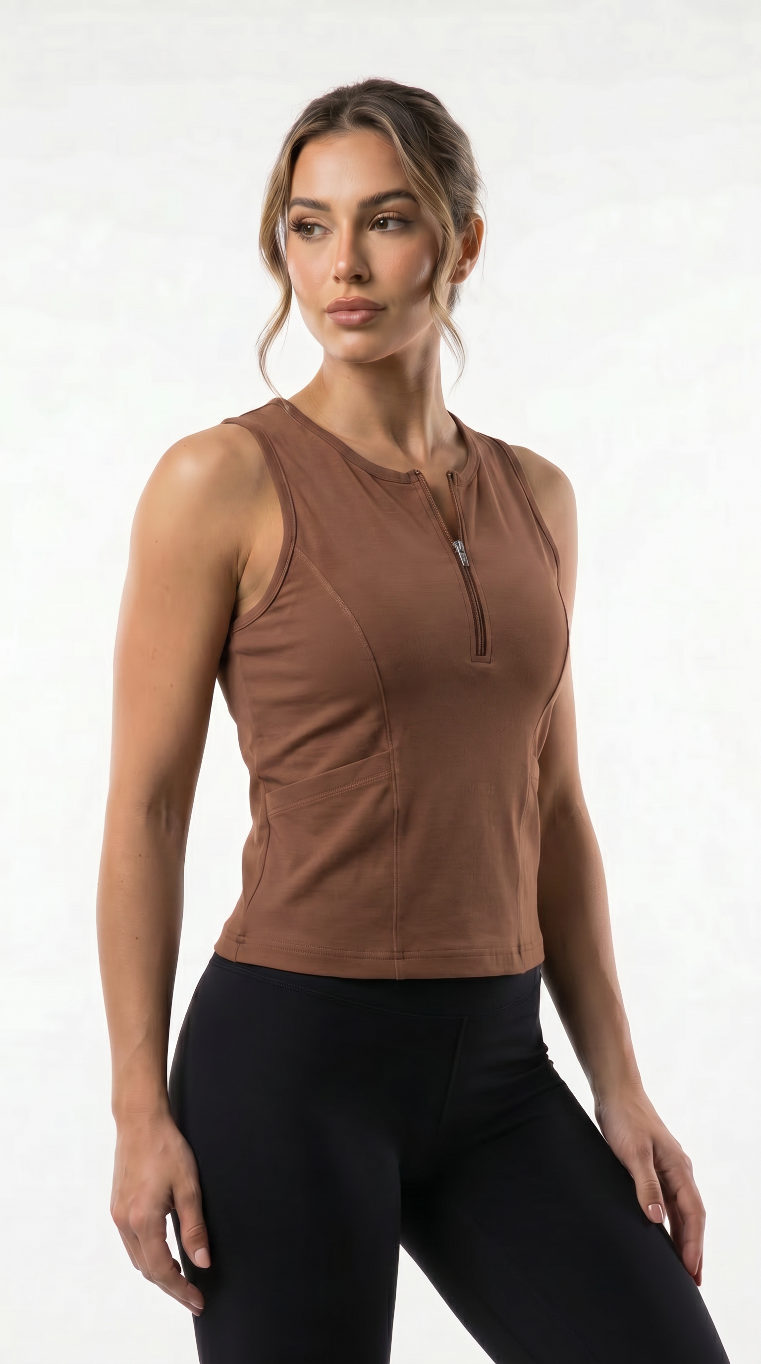 WX Womens Cotton terry Tank top