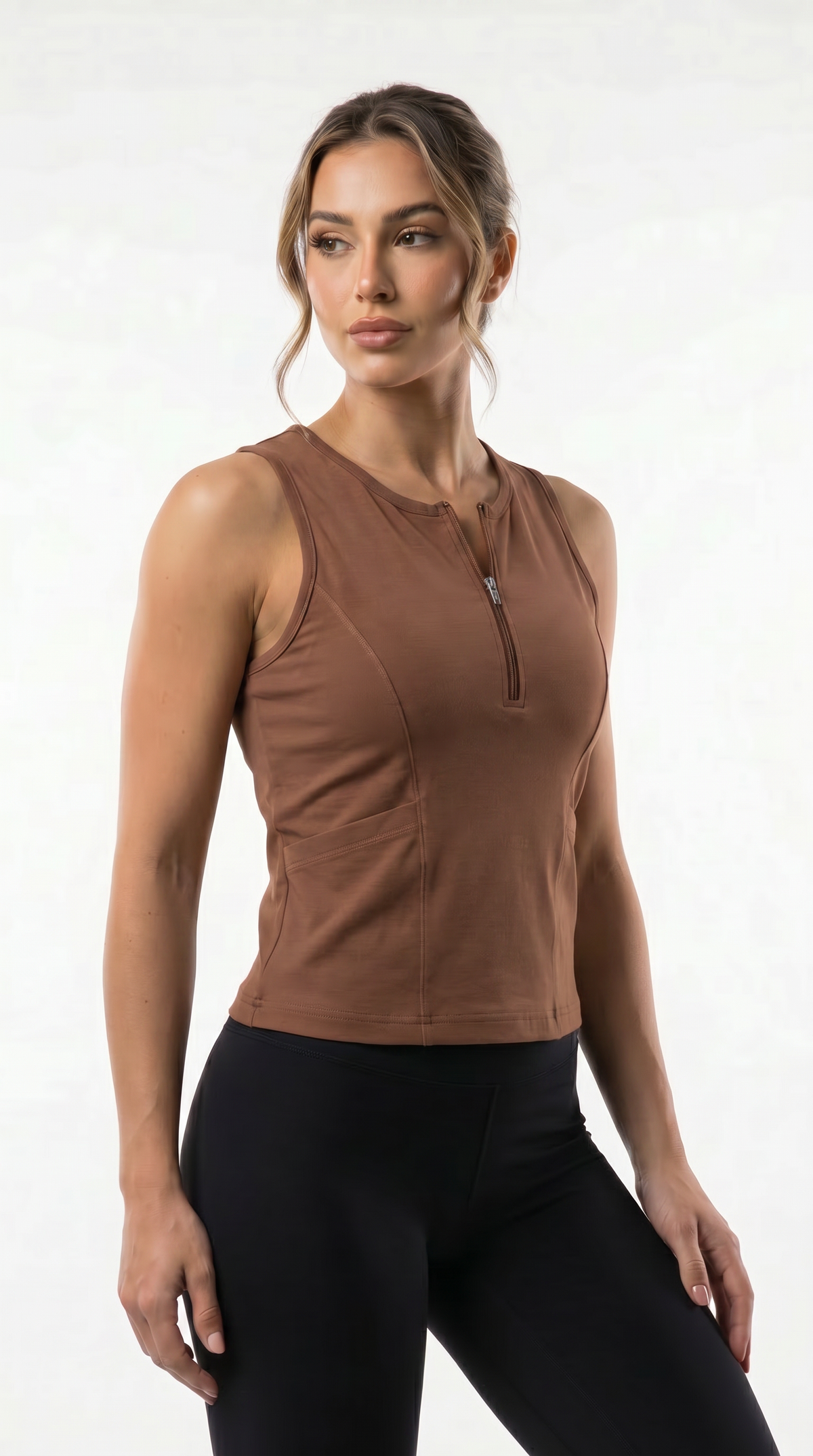 WX Womens Cotton terry Tank top