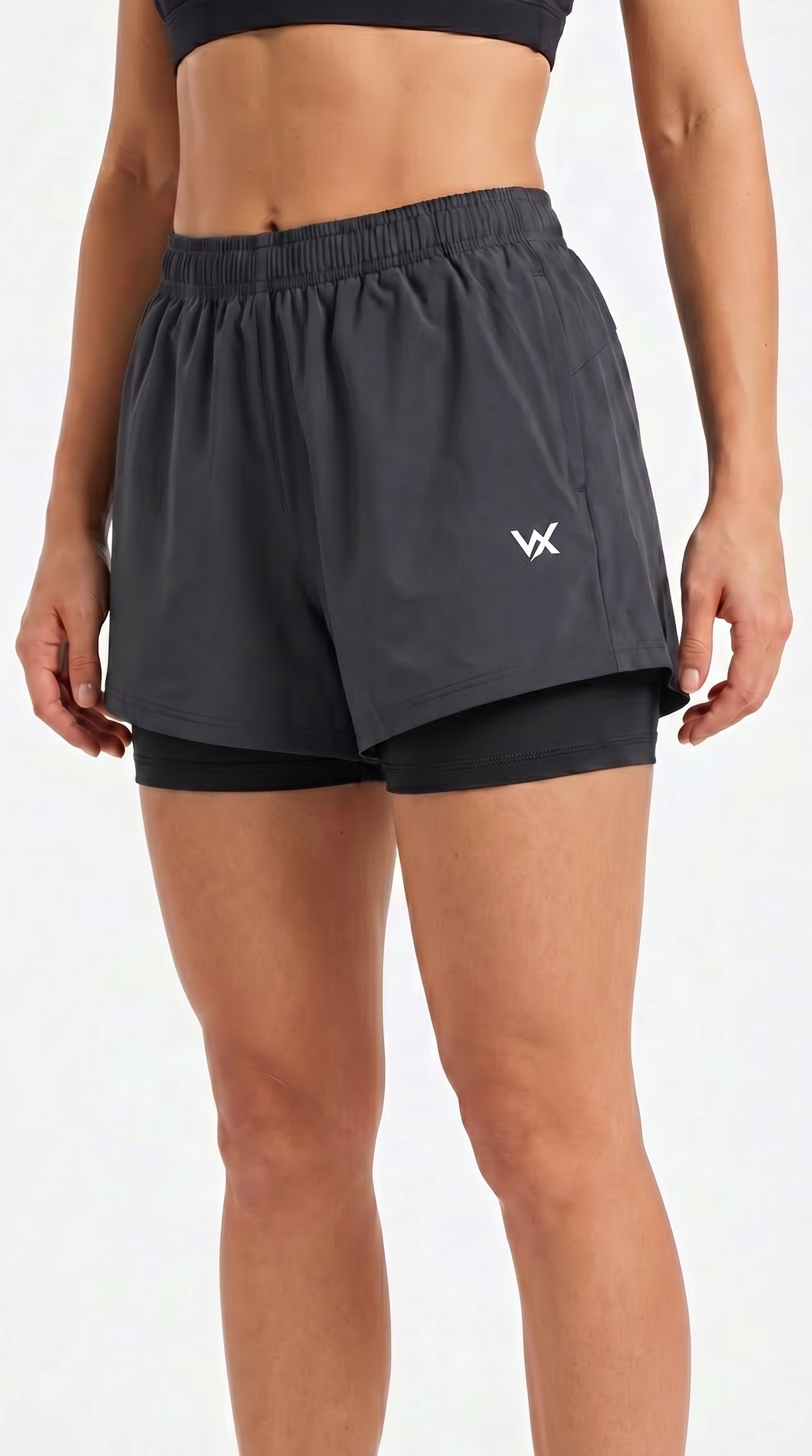 WARRIORX WOMEN RUNNING SHORTS WITH INNER LINING