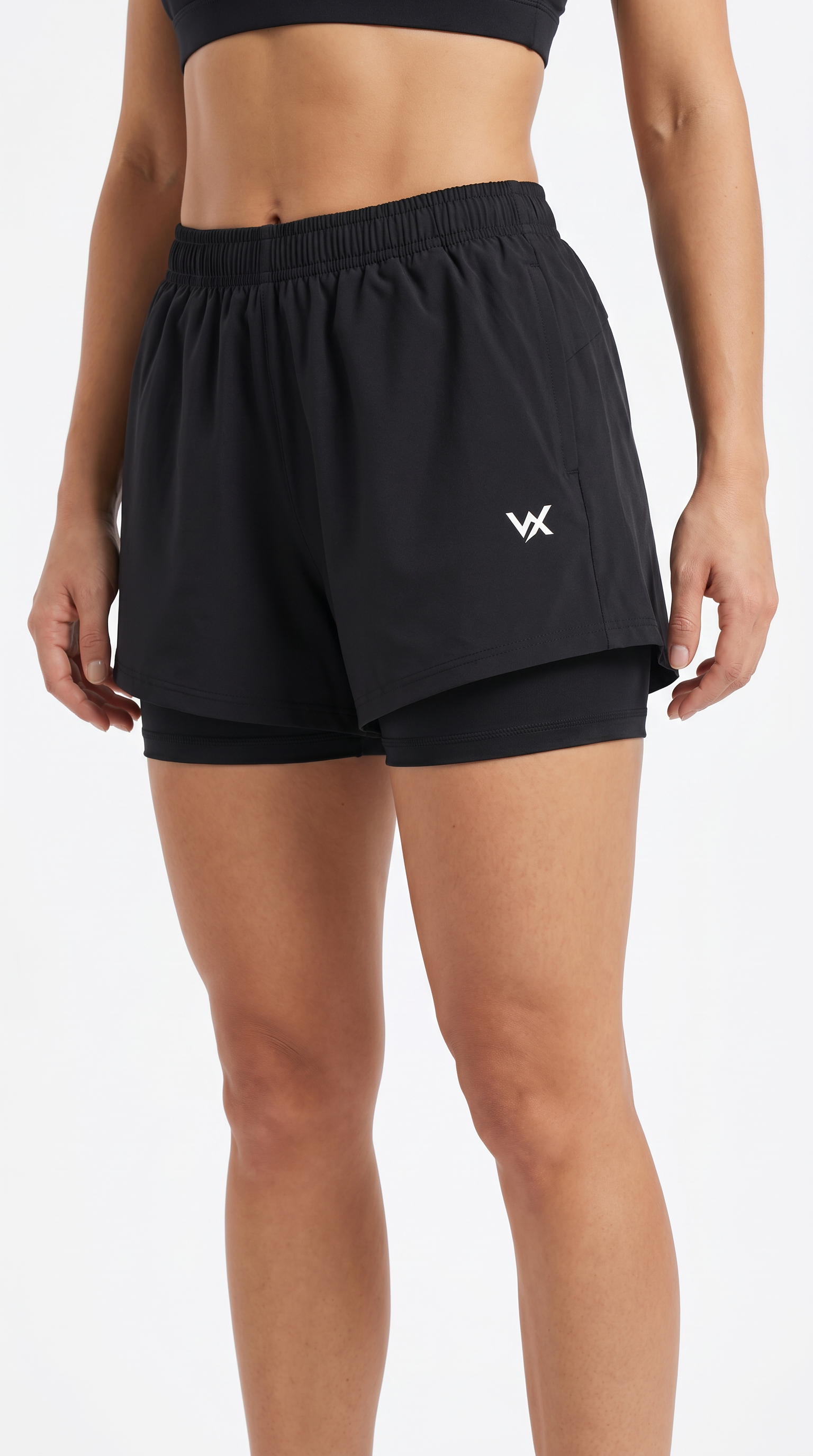 WARRIORX WOMEN RUNNING SHORTS WITH INNER LINING
