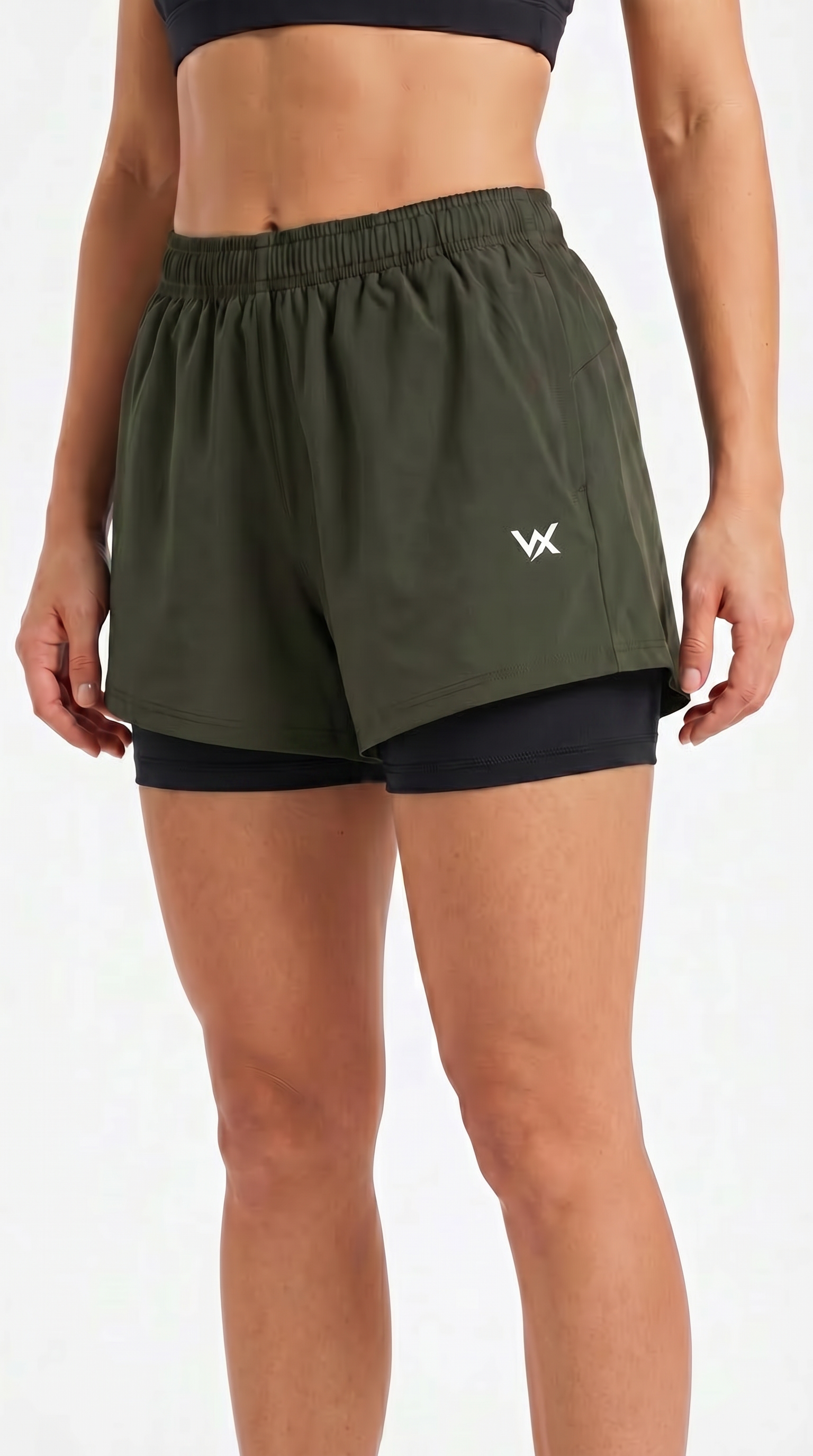 WARRIORX WOMEN RUNNING SHORTS WITH INNER LINING