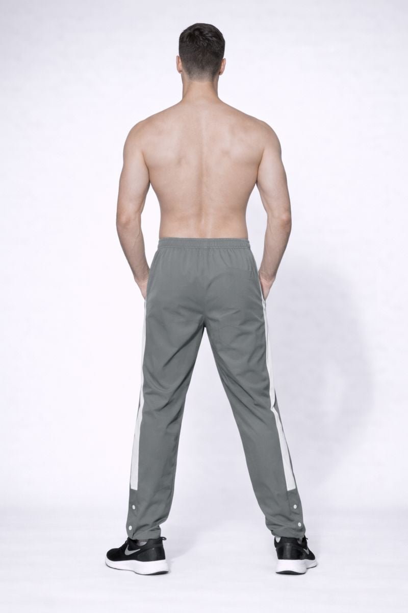 WarriorX Men’s Nylon Rib Relax Fit Lower with Snap Button