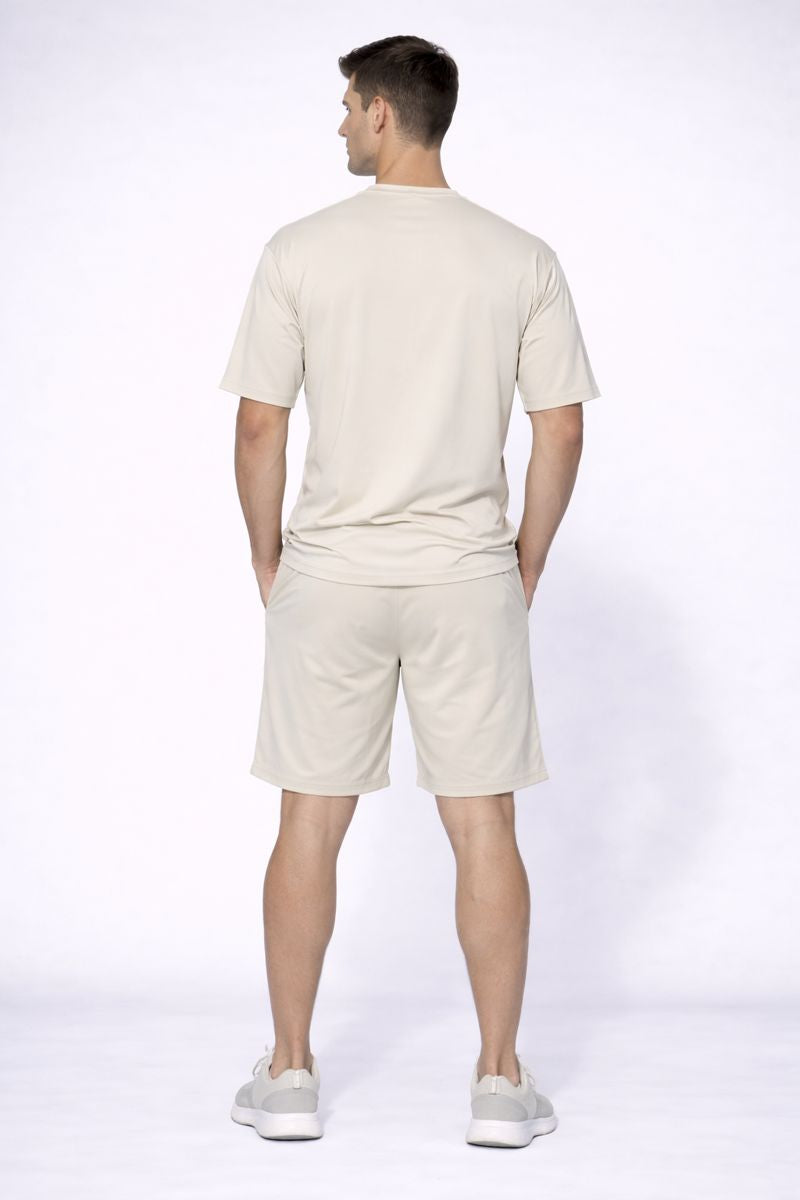 WarriorX Men’s Casual Cotton Relaxed Cordset with Tshirt & Shorts