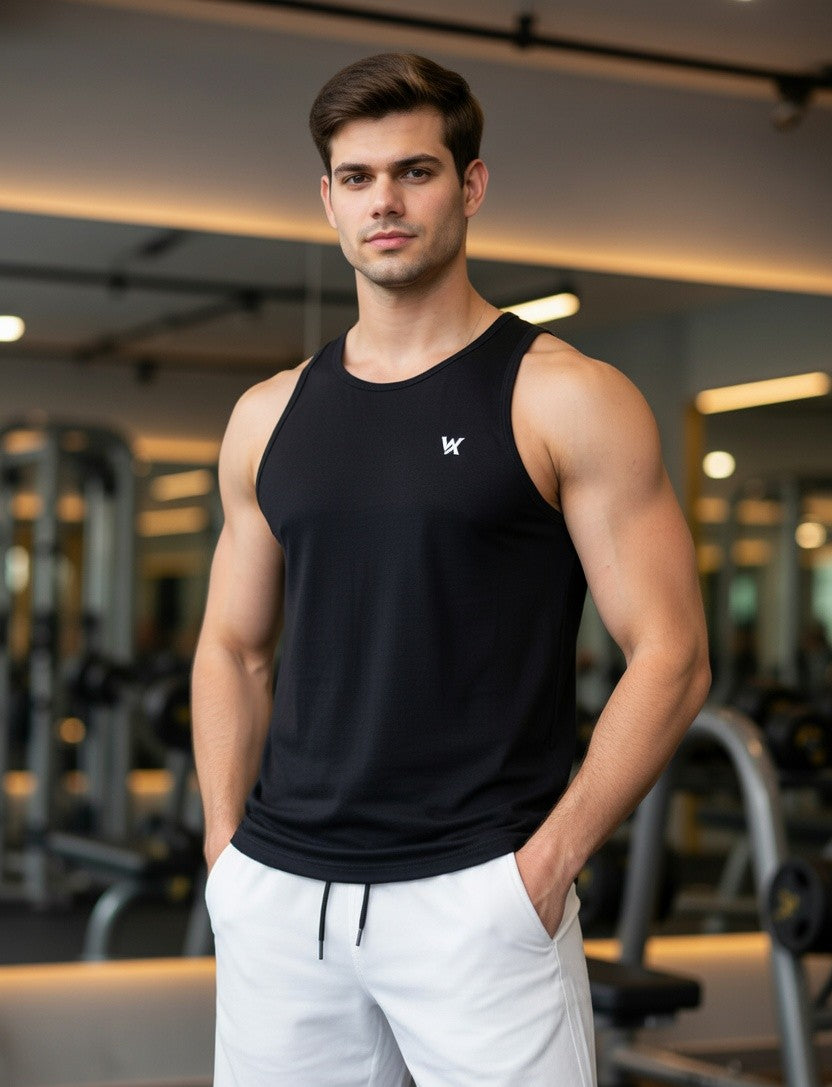 WarriorX Men’s Performance Fit Cotton Lycra Sando