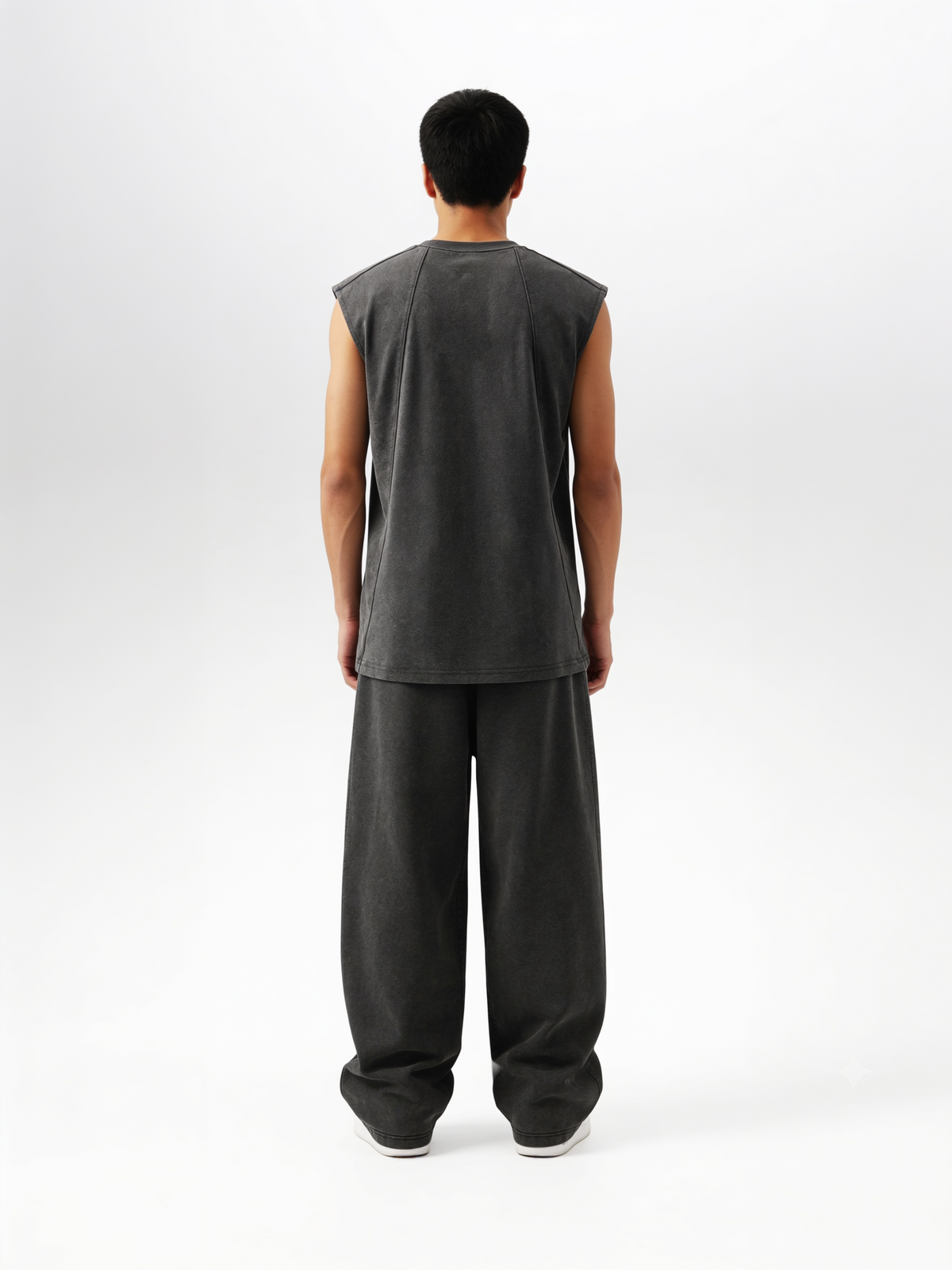 WARRIORX MENS ACID WASH CORDSET
