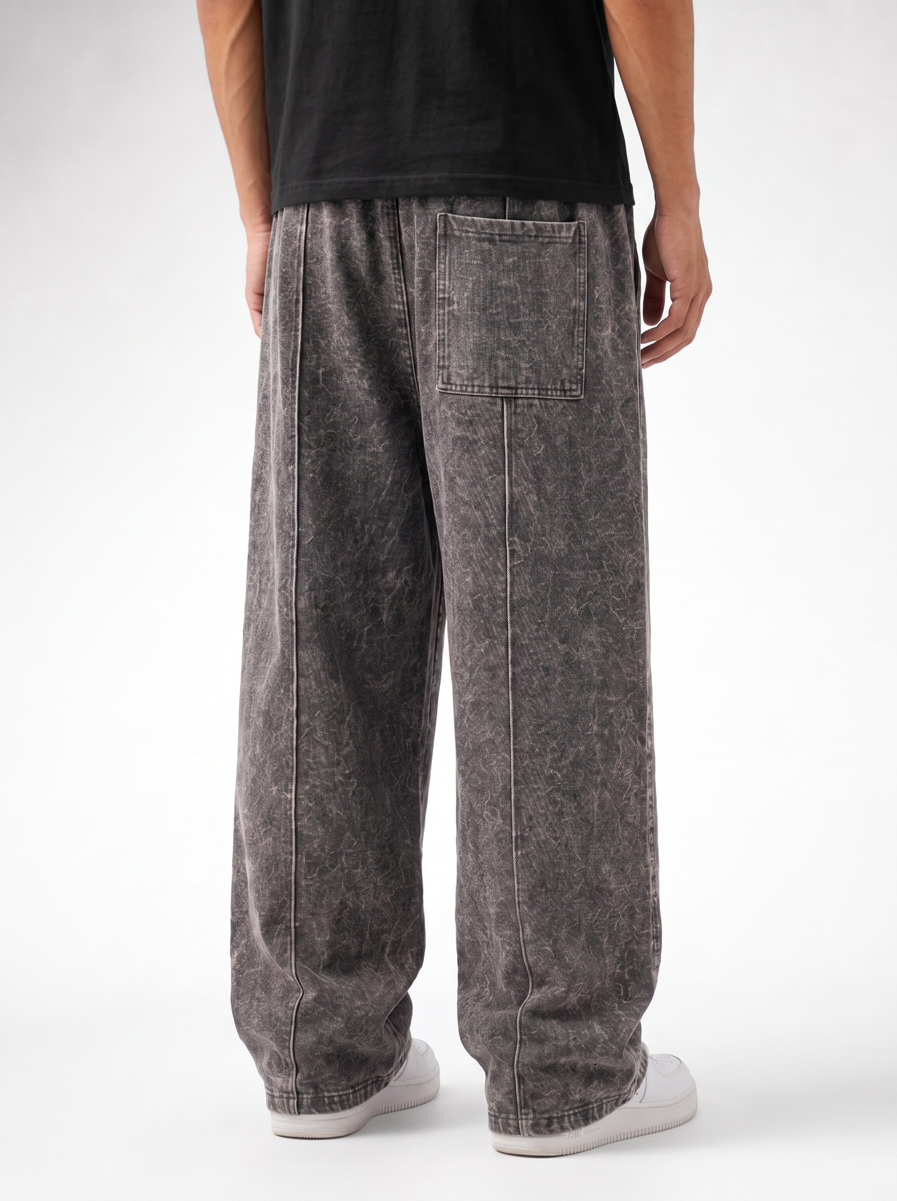 Mens Vintage wash Baggy fit lower