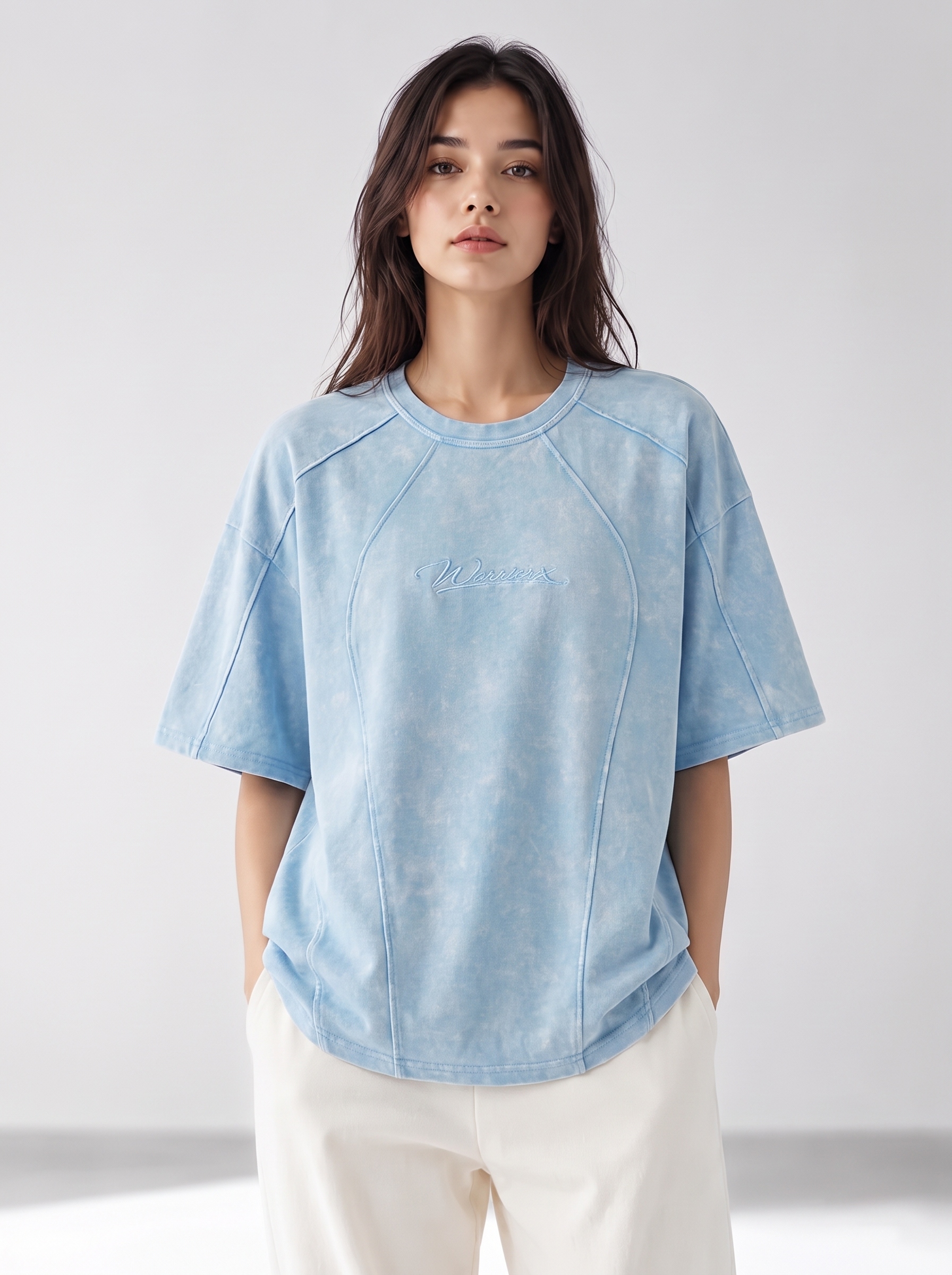 WarriorX Women's Vintage Wash Oversized Tee