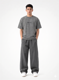 WARRIORX MEN'S ACID WASH CORDSET