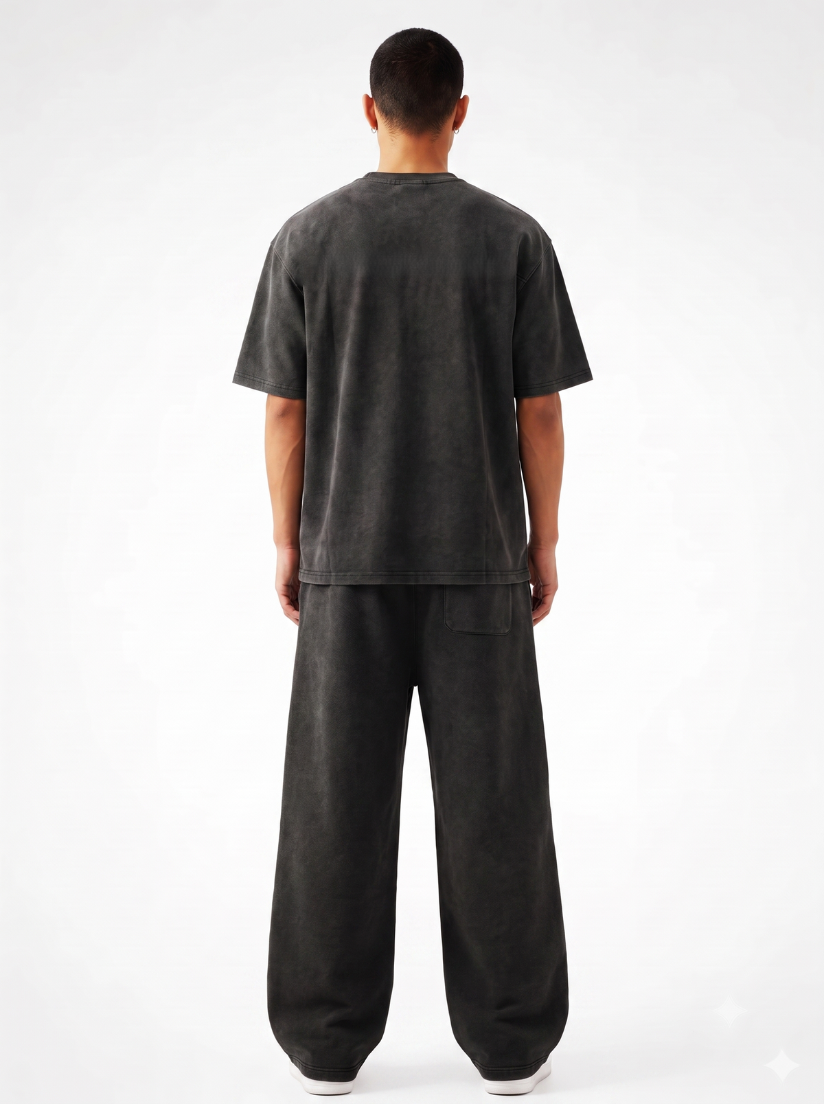 WARRIORX MEN'S ACID WASH CORDSET