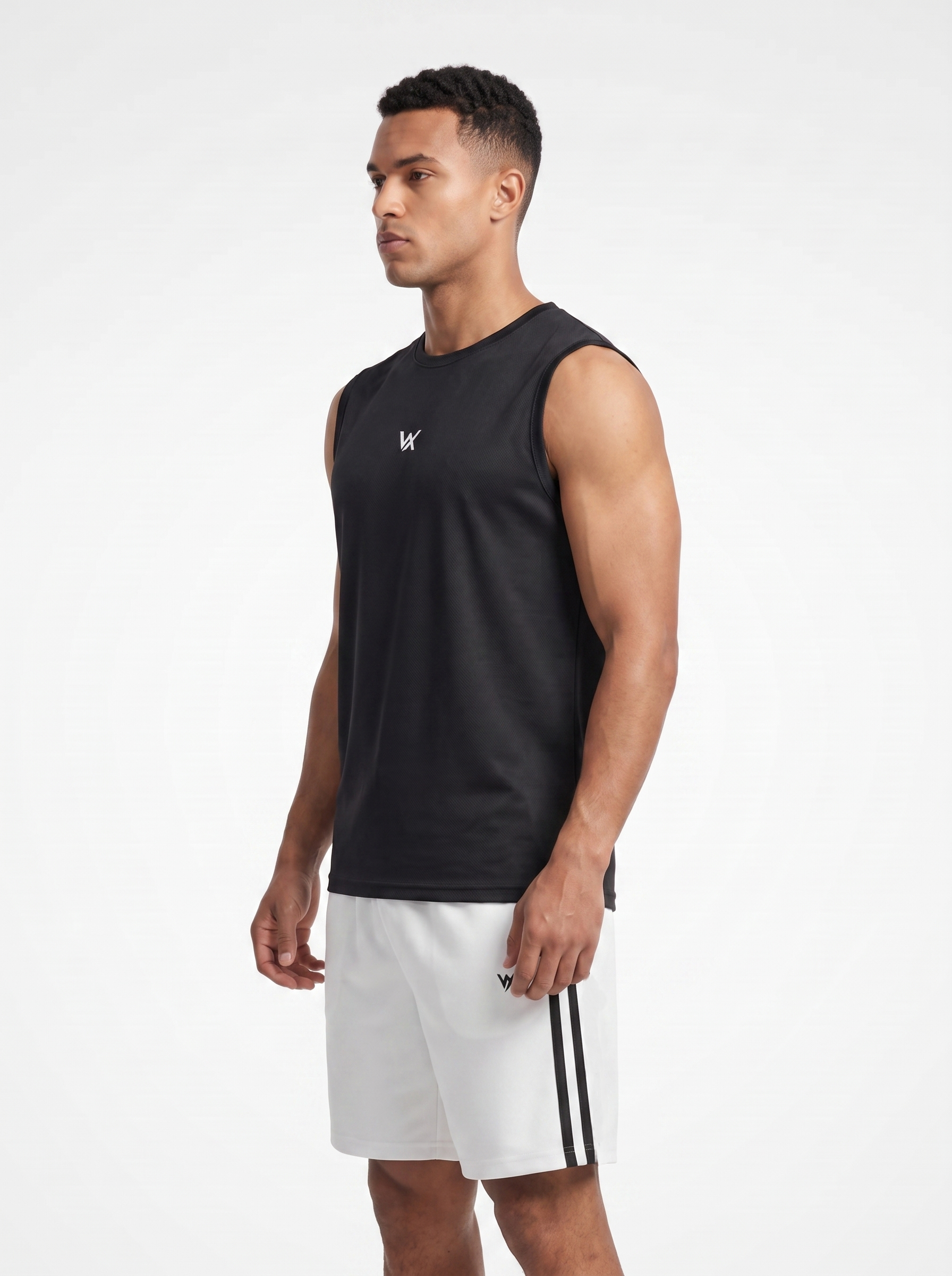 warriorx mens gym tank cordset with shorts