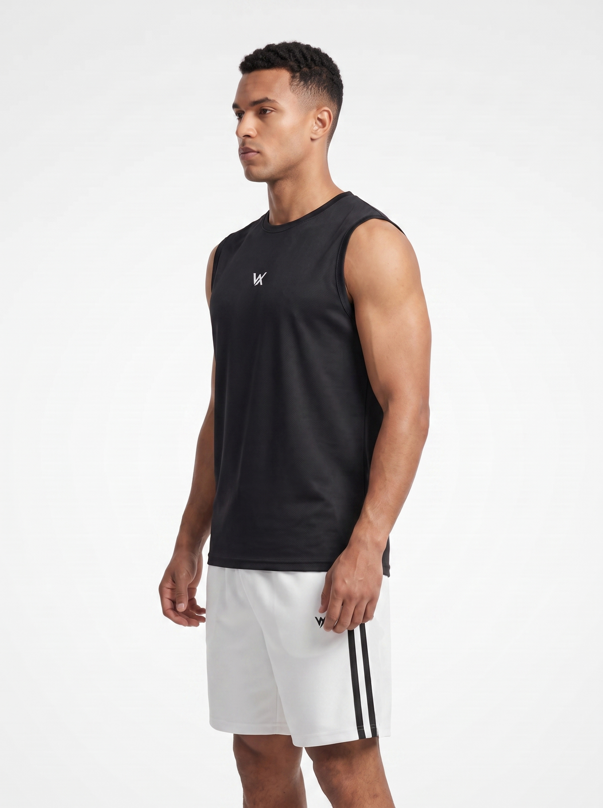 warriorx mens gym tank cordset with shorts