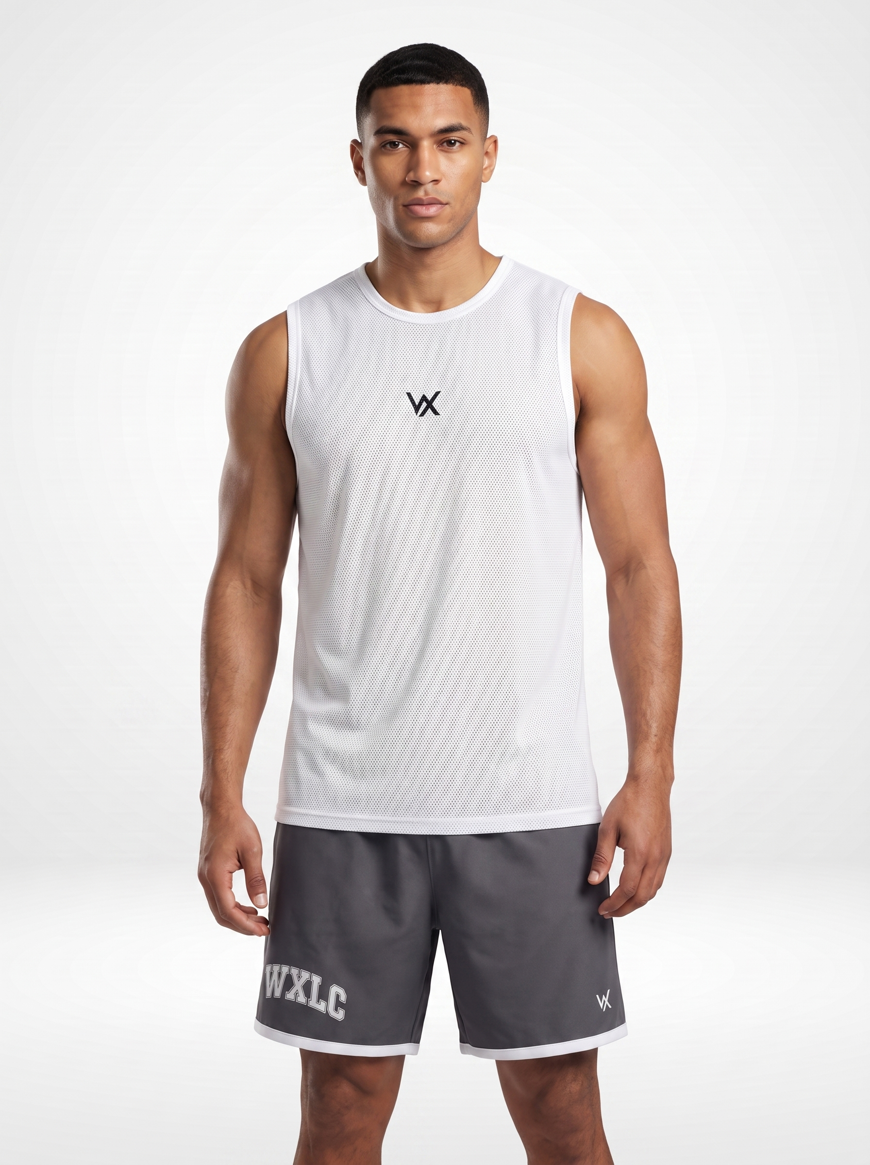 warriorx mens gym tank cordset with shorts