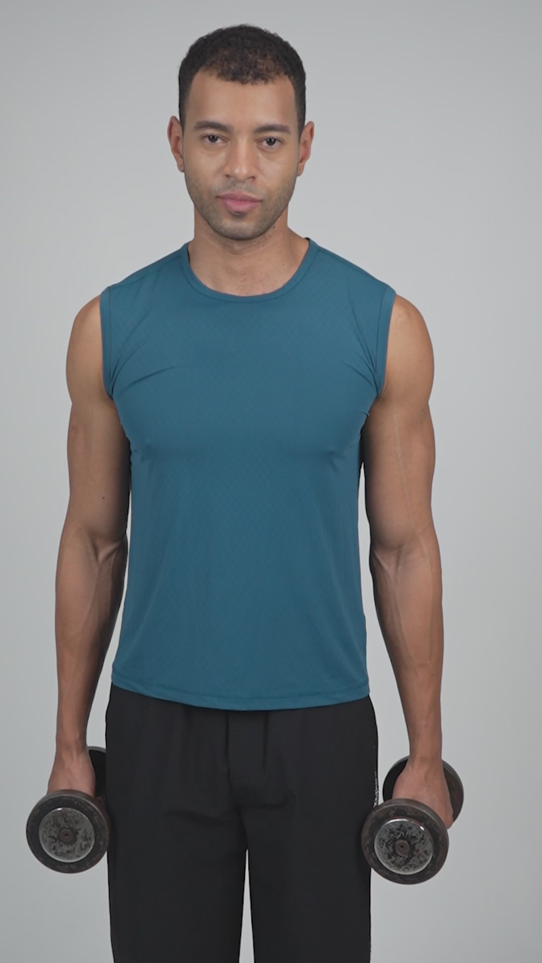 WarriorX Men’s Nylon Mesh Tank T-Shirt