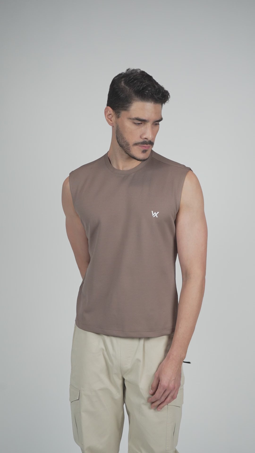 WarriorX Men’s Poly Spandex Cord Tank T-Shirt