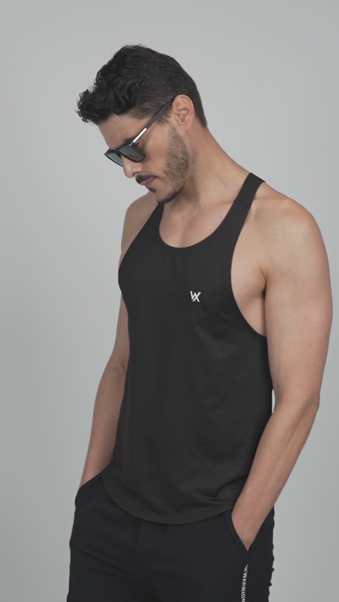 WarriorX Men’s Poly Terry Spandex Stringer