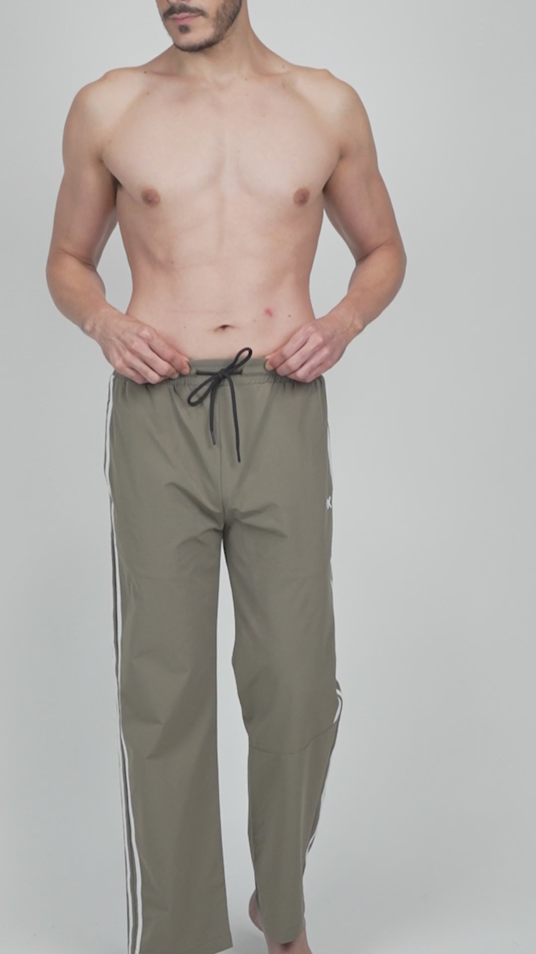 WarriorX Olive Green Track Pants with MotionCore Strip