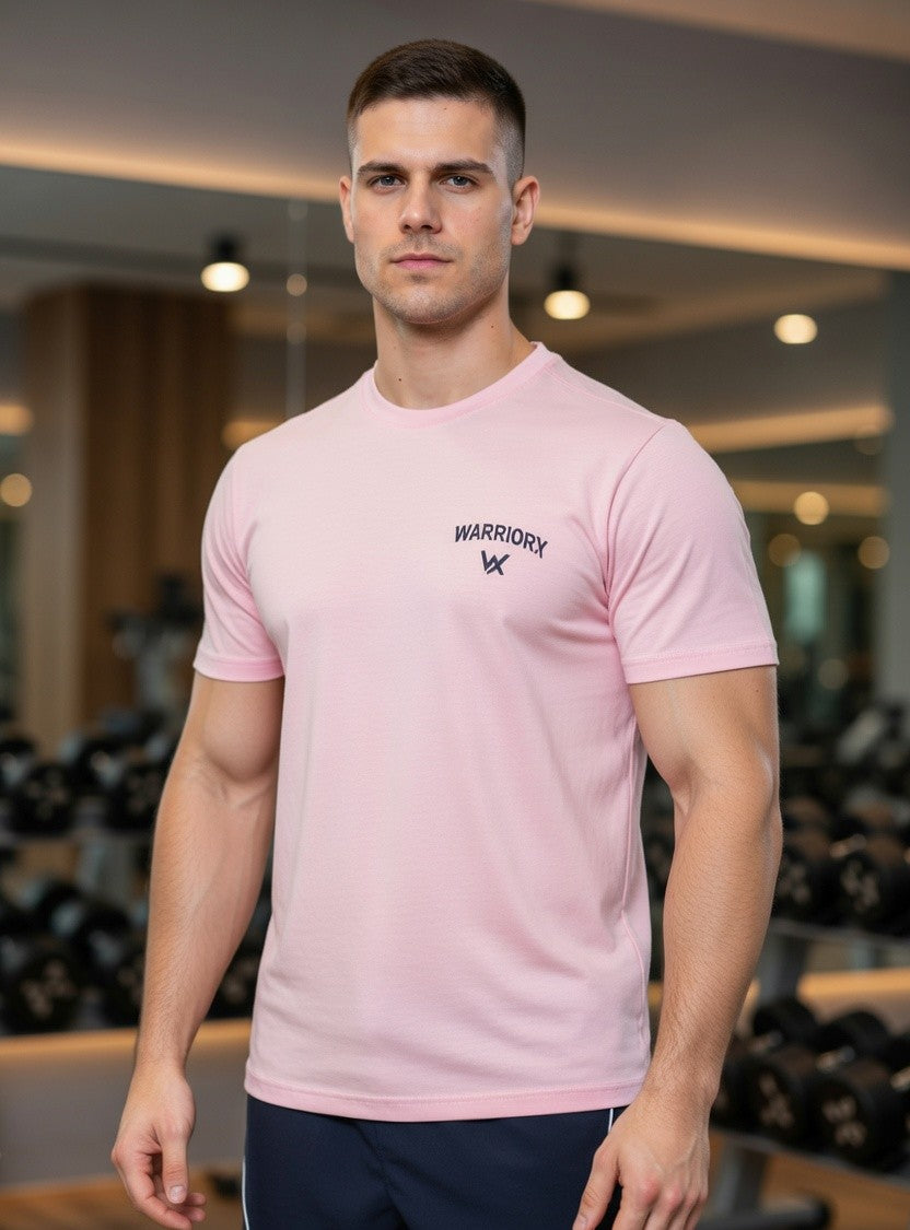 WarriorX Men’s Workout T-Shirt in  Cotton Poly Spandex Blend