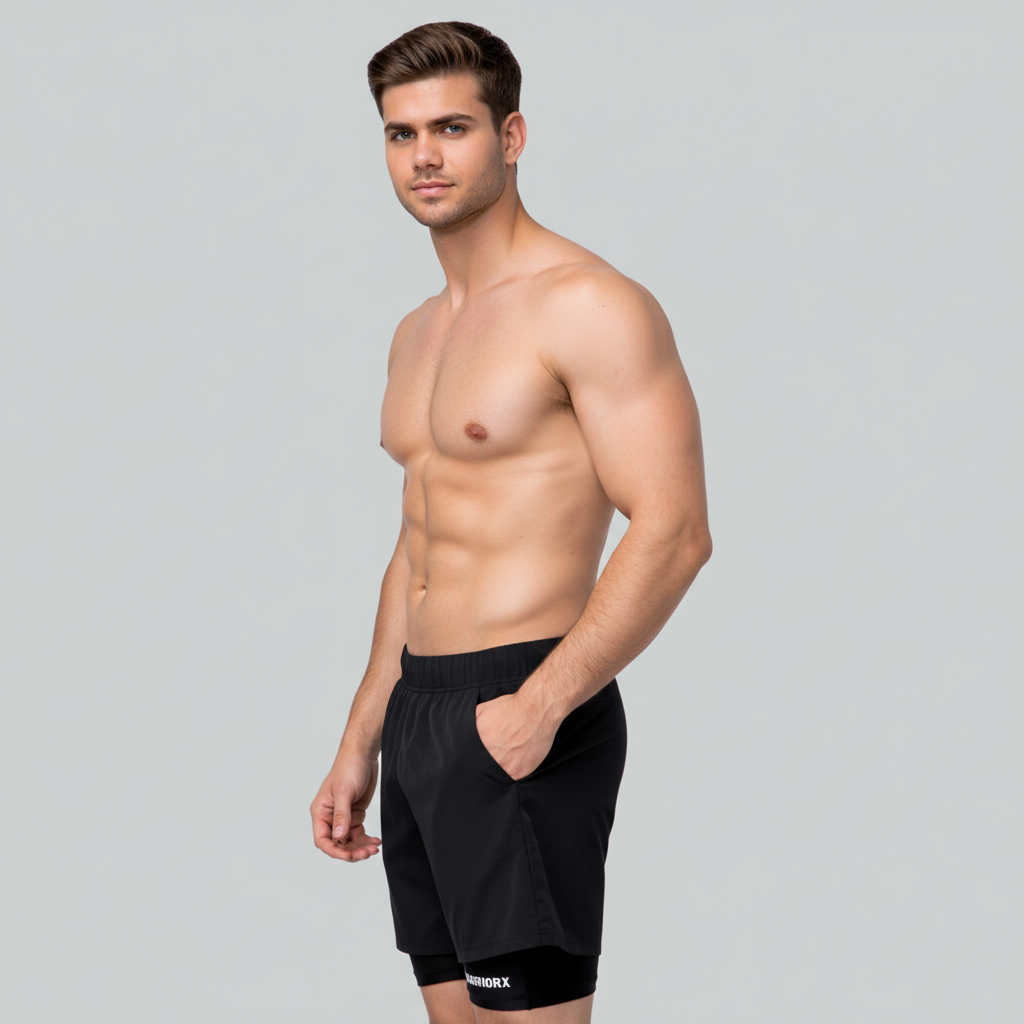 WarriorX Men’s Cycling & Workout Shorts with Inner Liner