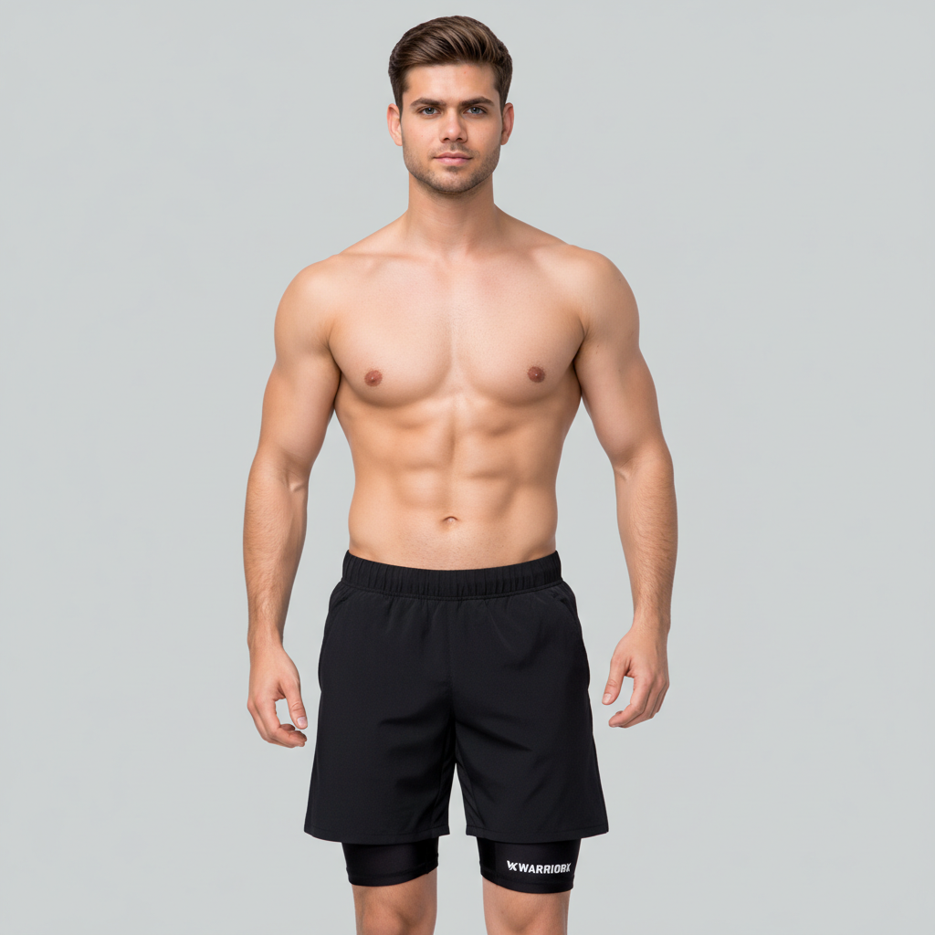 WarriorX Men’s Cycling & Workout Shorts with Inner Liner