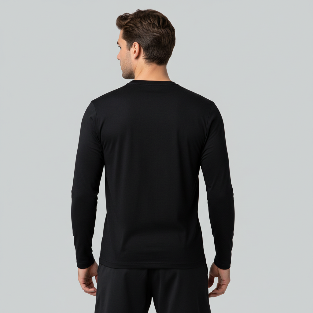 WarriorX Men’s Full Sleeve Cotton Terry Spandex T-Shirt