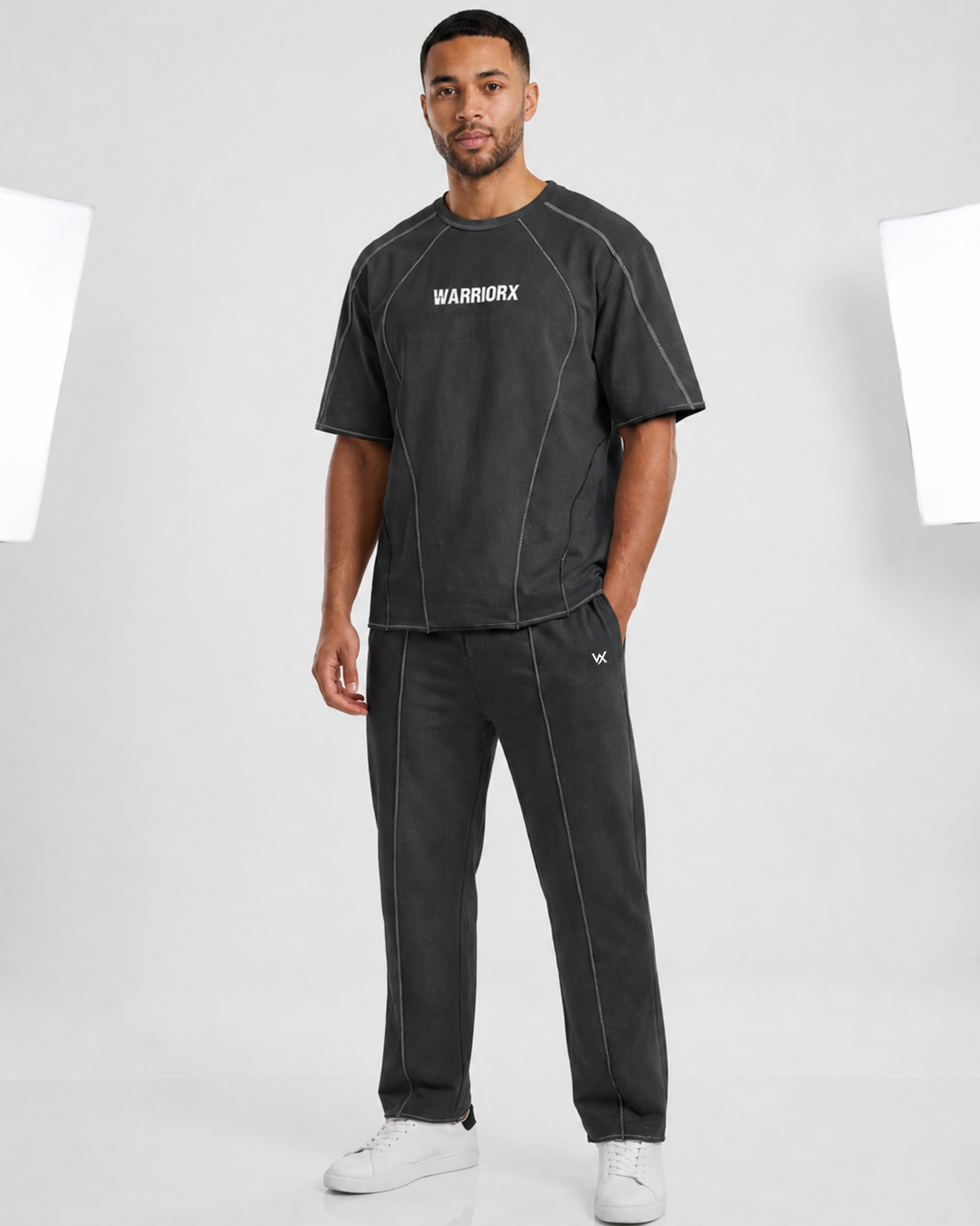 WARRIORX MENS COTTON LYCRA WITH CONTRAST THREAD CORDSET
